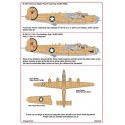 Décal Consolidé B-24D Liberator 343 BS 98 BG 42-40082 'Prince Charmant' - B 24D 343 BS 98 BG - CO 41-11921 'Doc'