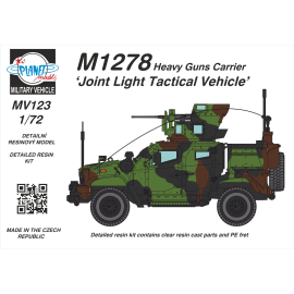Maquette M1278 Heavy Guns Carrier 'Joint Light Tactical Vehicle' Un kit entièrement en résine du nouveau véhicule militaire amér