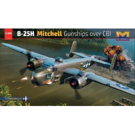 North-American B-25H Mitchell Gunships au-dessus du théâtre d'opérations CBIChina Burma India pendant la Seconde Guerre mondiale