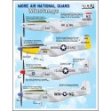 Décal Plus ANG/Air National Guard North-American P-51D Mustangs. Washington, Texas, Minnesota et Oklahoma.