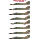 Décal General-Dynamics F-111E Aardvark Plusieurs options de marquage pour les bombardiers tactiques USAF F-111E Aardvark