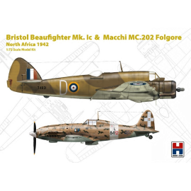 Réédité ! Bristol Beaufighter Mk.IC et Macchi C.202 ex-Hasegawa + Décals Cartograf + Masques