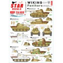 Wiking 1.SS-Pz.Regient 5. Panthères. Panther Ausf.D et Ausf.A en kp 5 / 6 / 7 / 8.