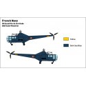 Westland DRAGONFLY Mk.1 French Navy 1 kit en sac, Masque Canopy, 1 version décalcomanie,