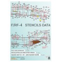 Décal Données de pochoir NOIR de l'armée de l'air grecque McDonnell F-4E et RF-4E Phantoms