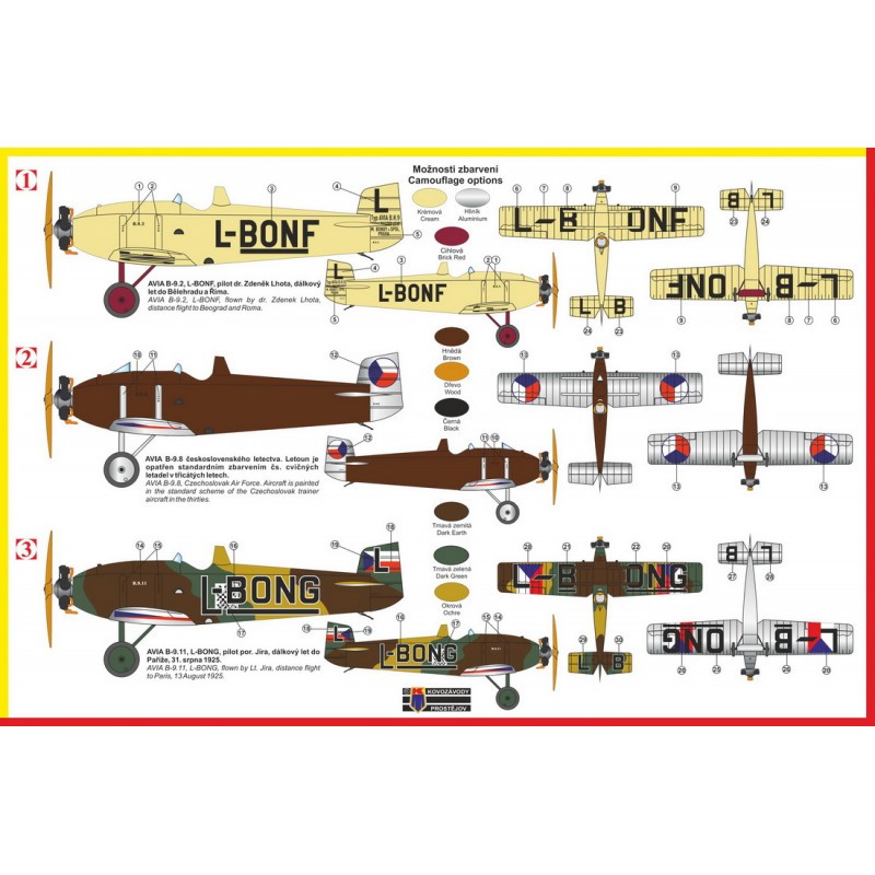 Kit Smer Avia BH-9 'Boska Monoplace' avec de nouvelles pièces de fuselage