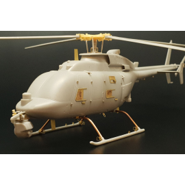 Kit de construction en résine MQ-8C Fire-X d'hélicoptère drone américain