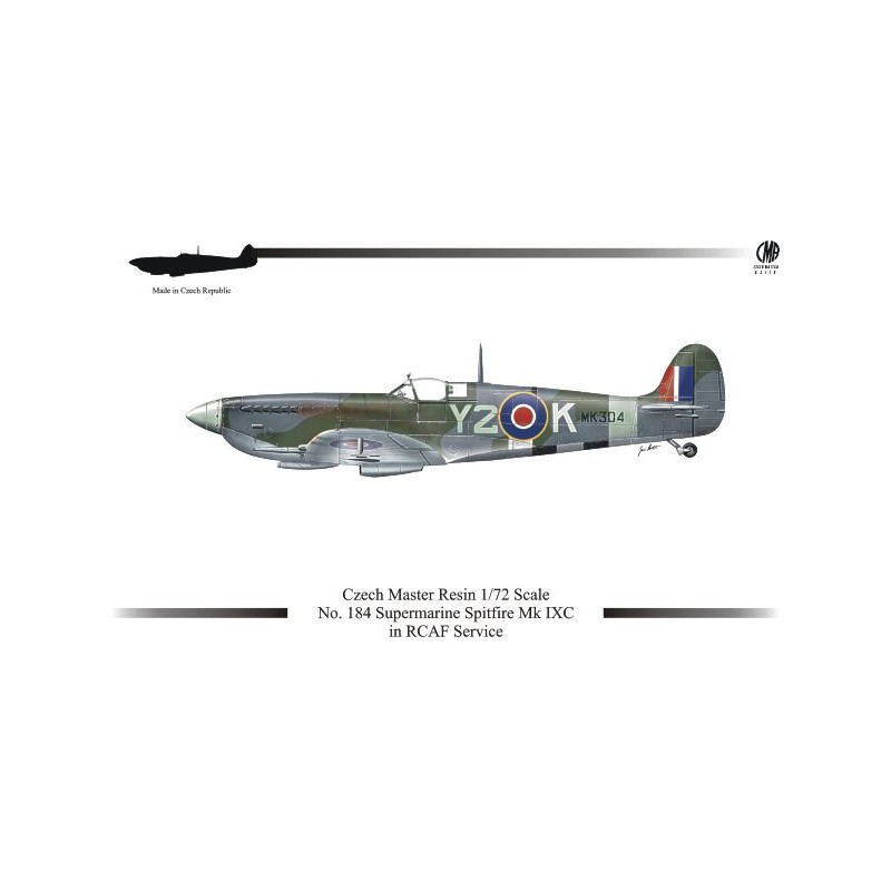 Maquette avion Supermarine Spitfire Mk.IXC (à l'origine devait être CMR1189)