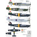 Décal Messerschmitt Bf-108 Taifun 4 x Hongrois et 1 x RAF