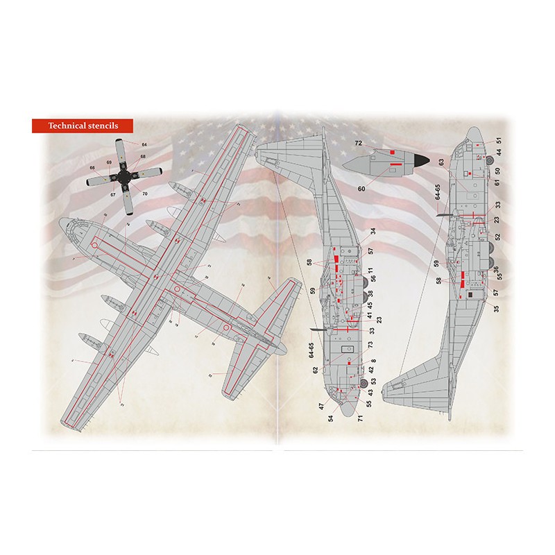 Décal Lockheed C-130 Hercule. Partie 11. C-130 E (68-10935)