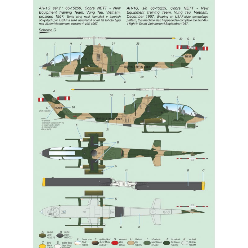 Bell AH-1G Cobra 'Early Tails Over NAM'