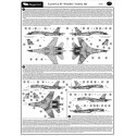 Décal Réimprimé ! Sukhoi Su-27 Flanker Partie 3