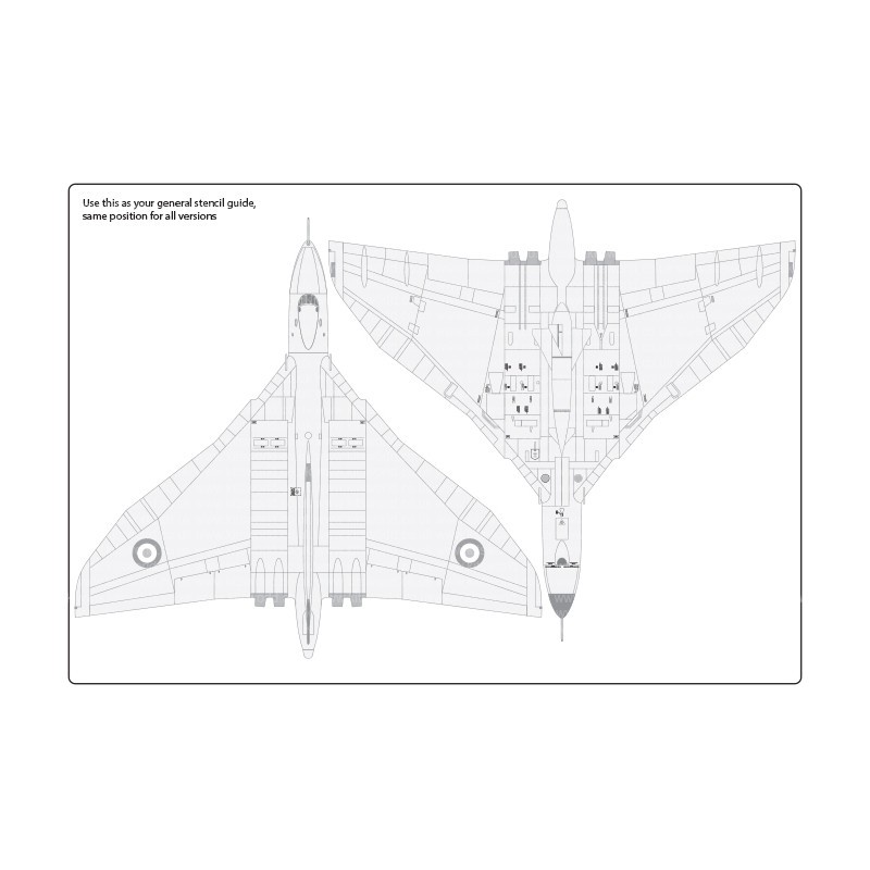 Décal Avro Vulcain B.2