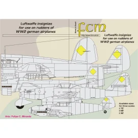  Décal Croix gammées de la Seconde Guerre mondiale