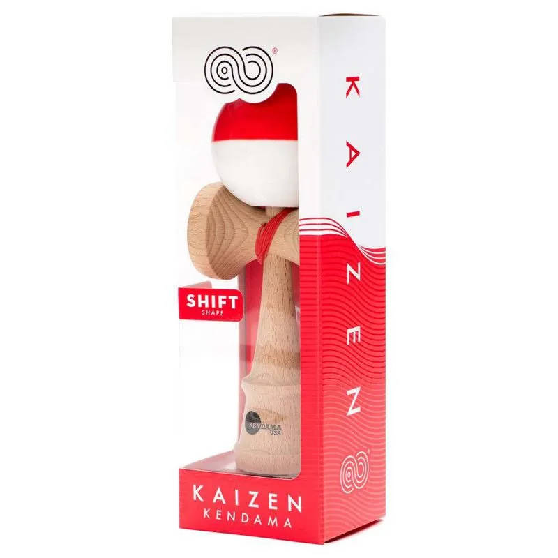 KENDAMA - Kaizen 3.0 SHIFT bicolor - Rouge/Blanc - Grip