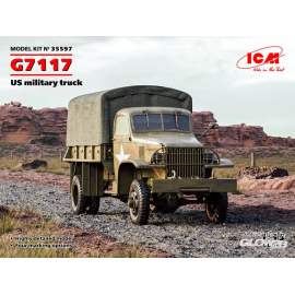 Maquette G7117, camion militaire américain