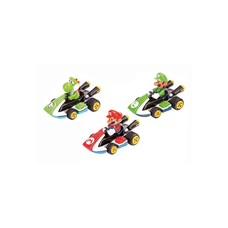 Coffret de 3 véhicules Mario Kart 8 Carrera : King Jouet, Les autres  véhicules Carrera - Véhicules, circuits et jouets radiocommandés