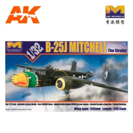 Maquette avion B-25J Mitchell Le Strafer (01E02) 1/32