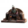 Star Wars: The Mandalorian statuette Premier Collection 1/7 Boba Fett on Throne 24 cm