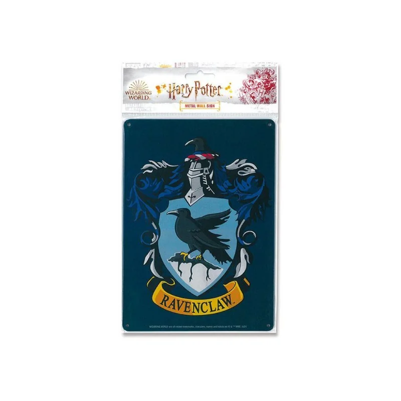 Harry Potter panneau métal Ravenclaw 15 x 21 cm