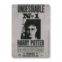 Harry Potter panneau métal Undesirable No. 1 15 x 21 cm