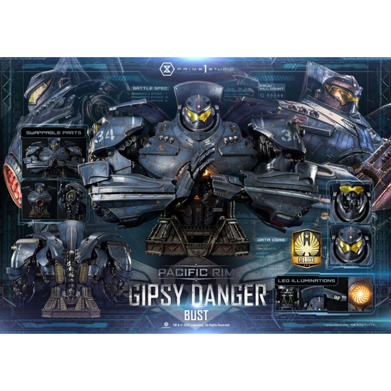 Pacific Rim buste 1/1 Gipsy Danger Deluxe Ver. 74 cm