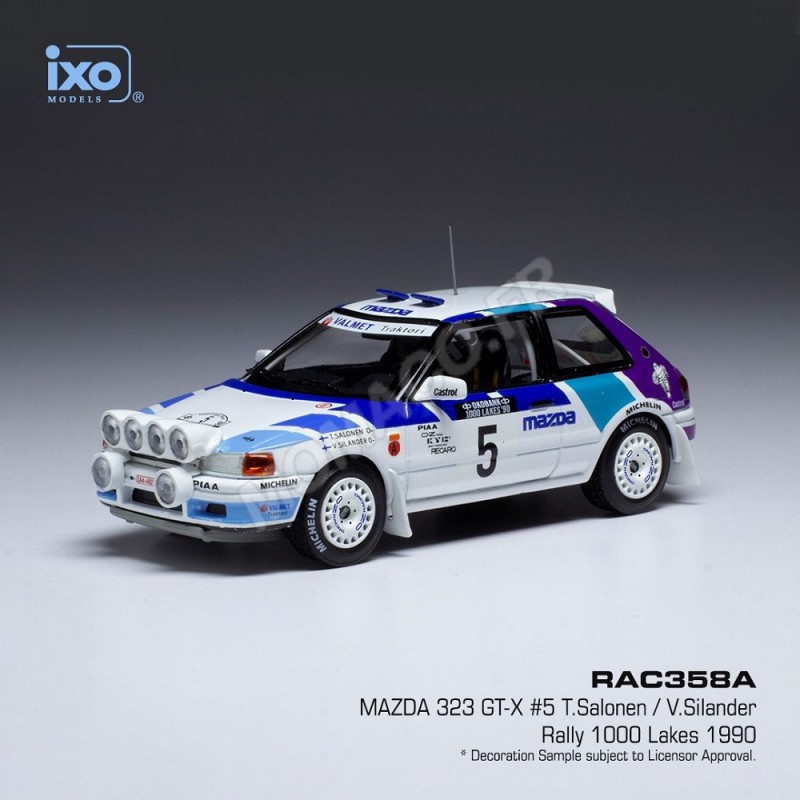 MAZDA 323 GTX 5 SALONEN/SILANDER RALLYE 1000 LACS 1990