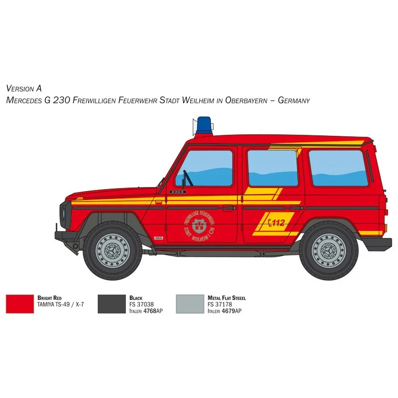 Mercedes G230 Pompiers