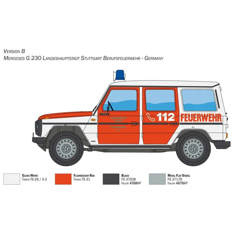 Mercedes G230 Pompiers