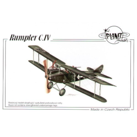 Rumpler C.IV. Maquette de résine d'avion de reconnaissance et bombardier allemand de la 1ère GM. La maquette contient des pièces