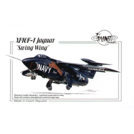 Maquette avion XF10F-1 Jaguar Swing Wing avec décalques US Navy avec nose art Leaping Jaguar 