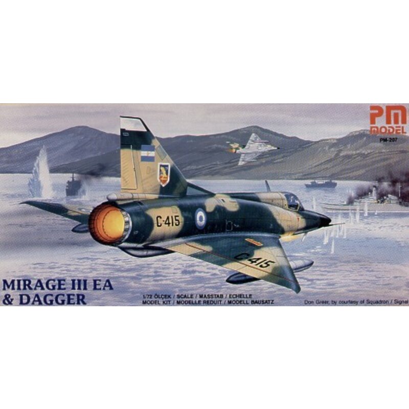 Maquette avion Dassault Mirage IIIEA/Dagger