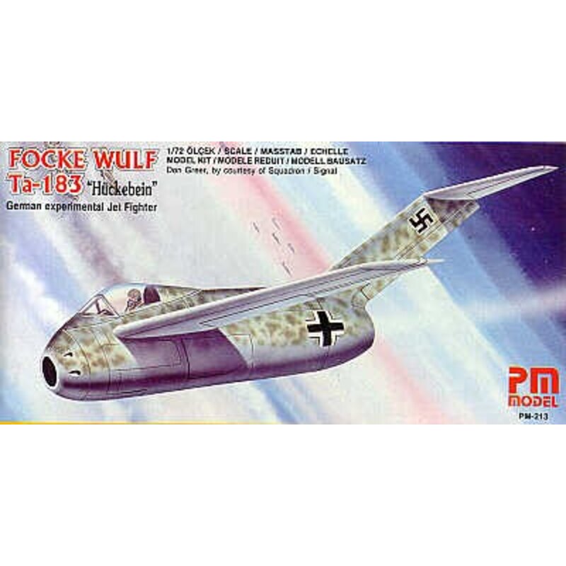 Maquette avion Focke Wulf Ta 183 Huckebein