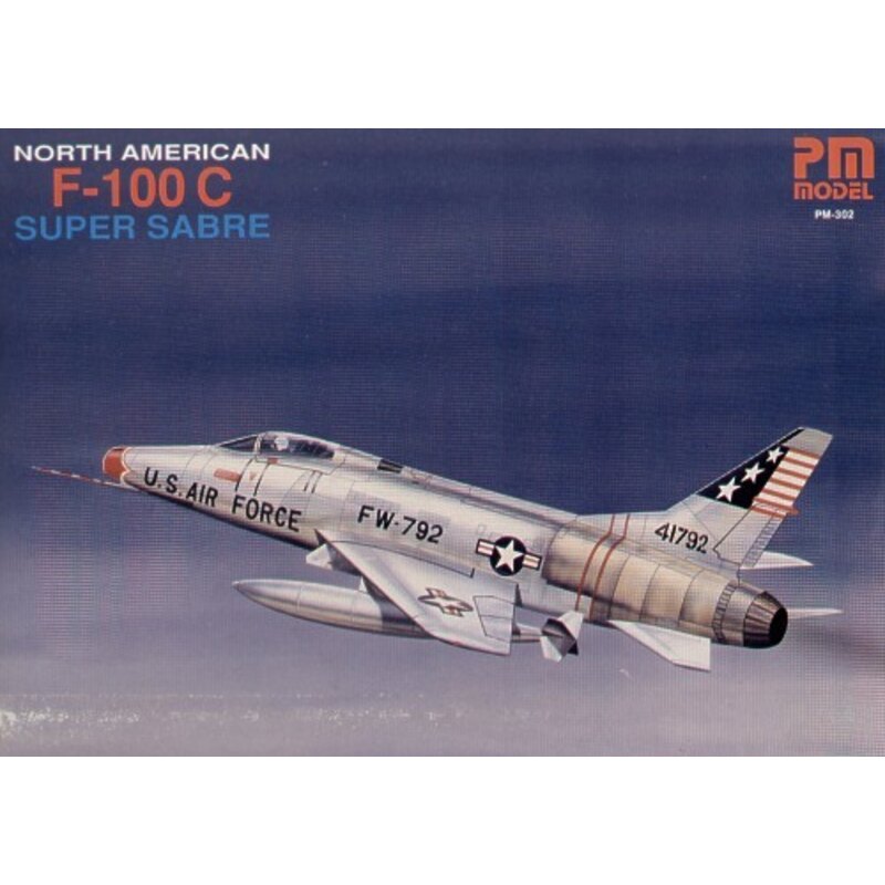 Maquette avion North American F-100C Super Sabre
