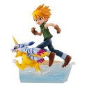 Digimon Adventure G.E.M. Series statuette PVC Yamato Ishida & Gabumon 2022 Ver. 12 cm