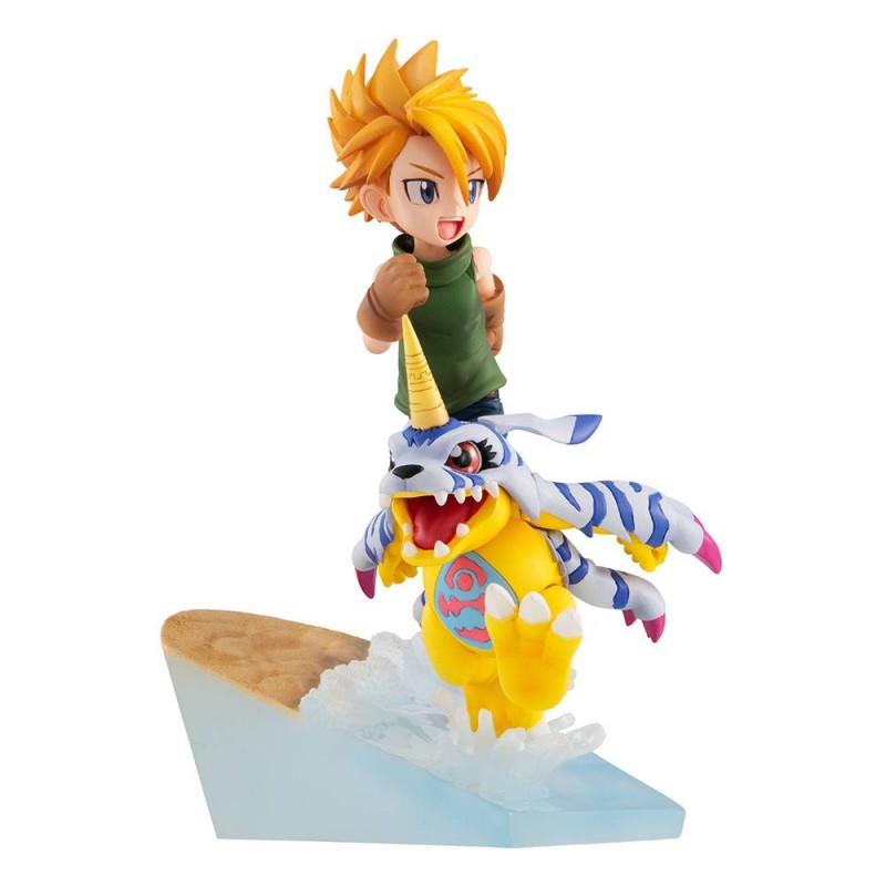 Digimon Adventure G.E.M. Series statuette PVC Yamato Ishida & Gabumon 2022 Ver. 12 cm