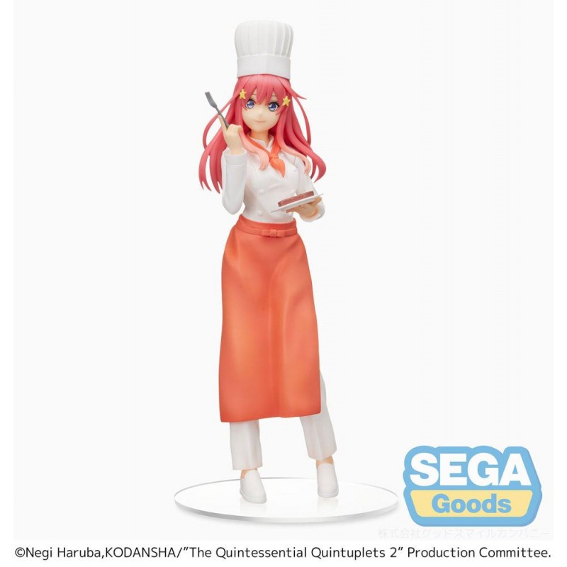 The Quintessential Quintuplets 2 statuette PVC SPM Itsuki Nakano Cook Ver. 23 cm