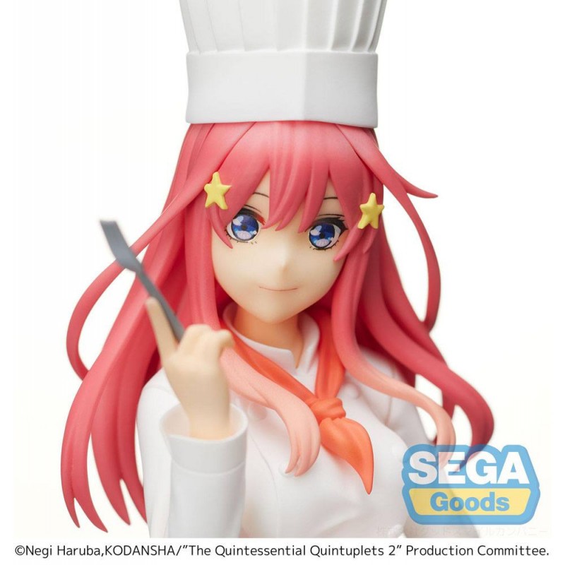 The Quintessential Quintuplets 2 statuette PVC SPM Itsuki Nakano Cook Ver. 23 cm