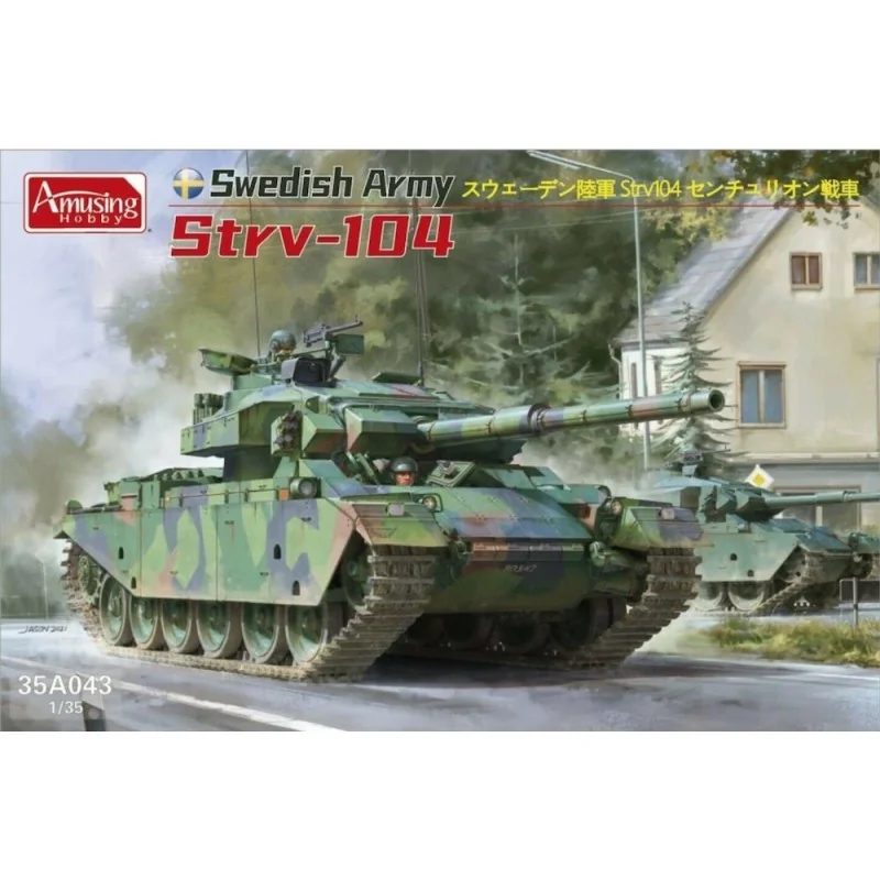 Strv-104 Centurion de l'armée suédoise à l'échelle 1/35Le Strv