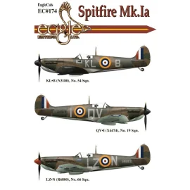 Supermarine Spitfire Mk.Ia KL * B (N3180), n ° 54