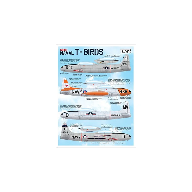 Plus Naval Lockheed T-33 T-Birds