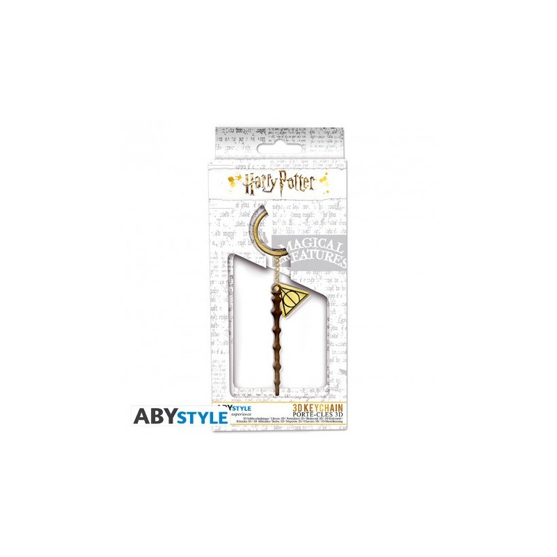 Porte-clé Abystyle HARRY POTTER - Porte-clés 3D Baguette de Sureau