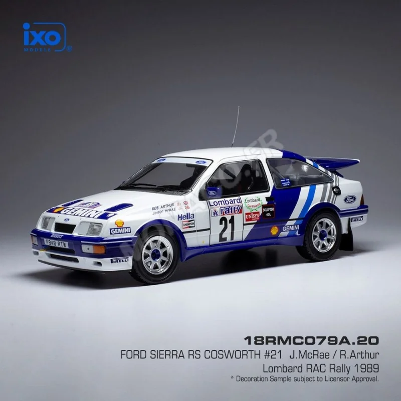 FORD SIERRA RS COSWORTH 21 MCRAE/ARTHUR RALLYE RAC 1989