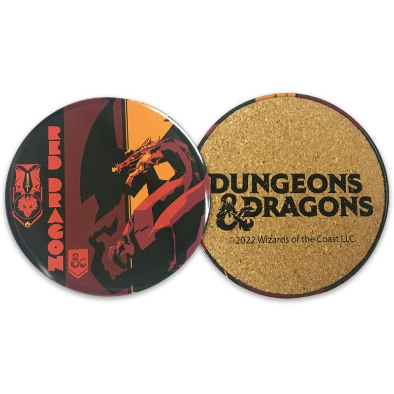 Dungeons & Dragons pack 4 sous-verres