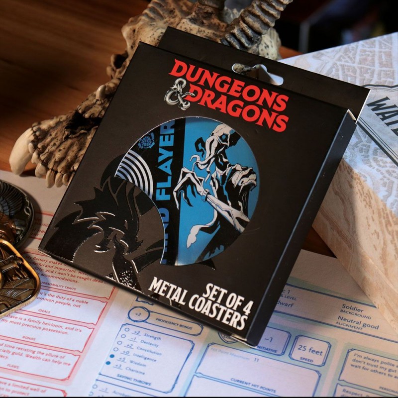 Dungeons & Dragons pack 4 sous-verres