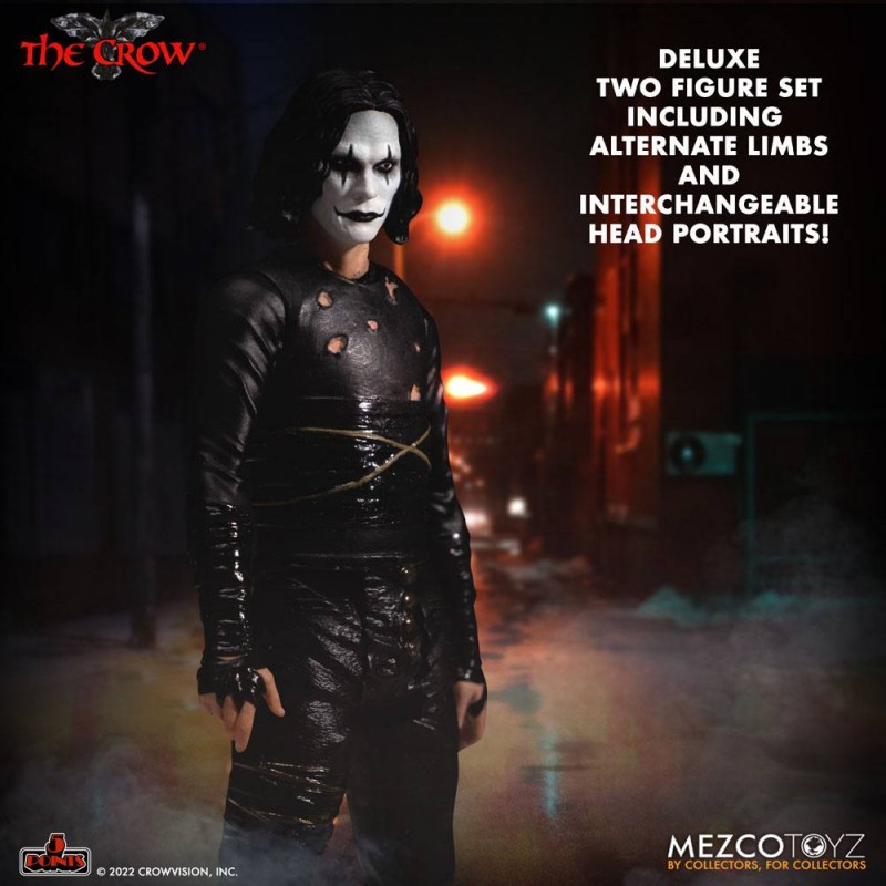 The Crow figurines 5 Points The Crow Deluxe Set 9 cm