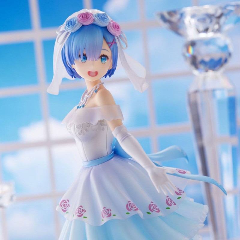 Re:Zero Starting Life in Another World statuette PVC Rem Wedding Ver. 26 cm