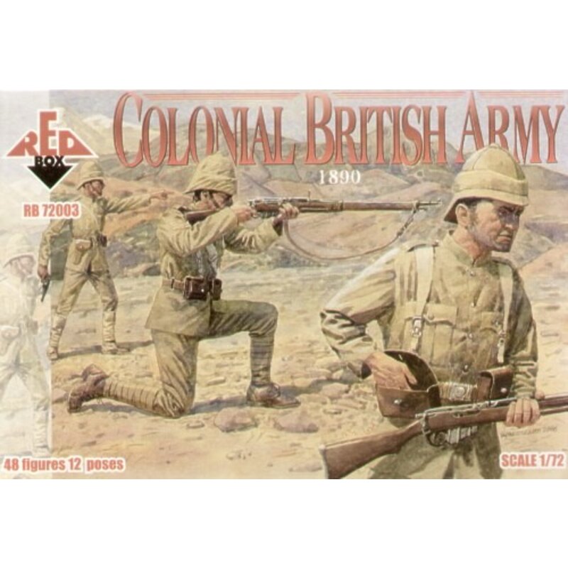Figurines historiques Armée britannique coloniale 