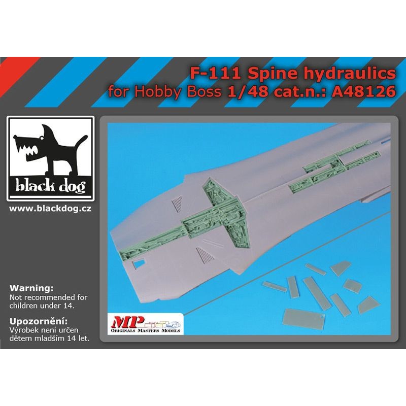 Système hydraulique General-Dynamics F-111 Spine (conçu pour être utilisé avec les kits Hobby Boss) [F-111A F-111C F-111D]