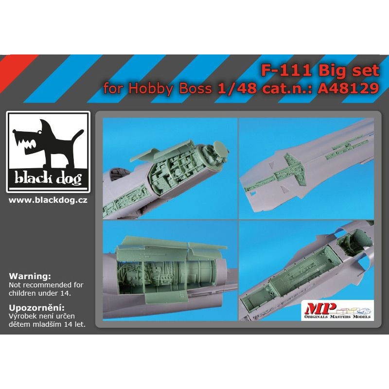 General-Dynamics F-111 Big set (conçu pour être utilisé avec les kits Hobby Boss)[F-111A F-111C F-111D]